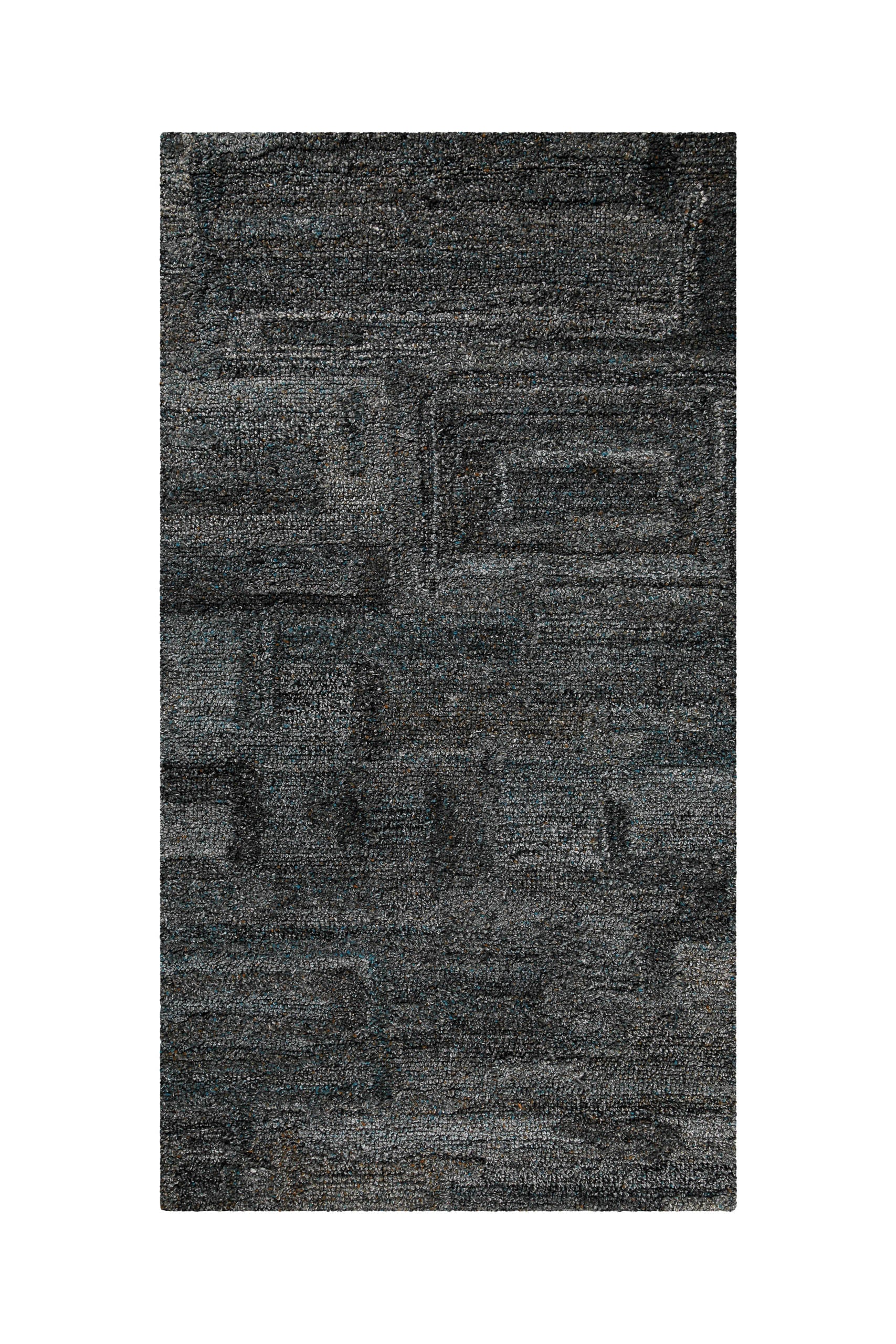Kurzflor Teppich Blau Grau meliert "Hamptons FORTYTWO" WECONhome
