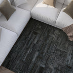 Kurzflor Teppich Blau Grau meliert "Hamptons FORTYTWO" WECONhome