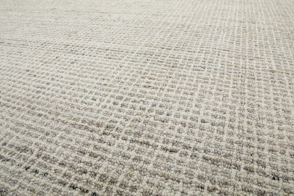 Kurzflor Teppich Rund Greige meliert "Hamptons FOURTEEN" WECONhome