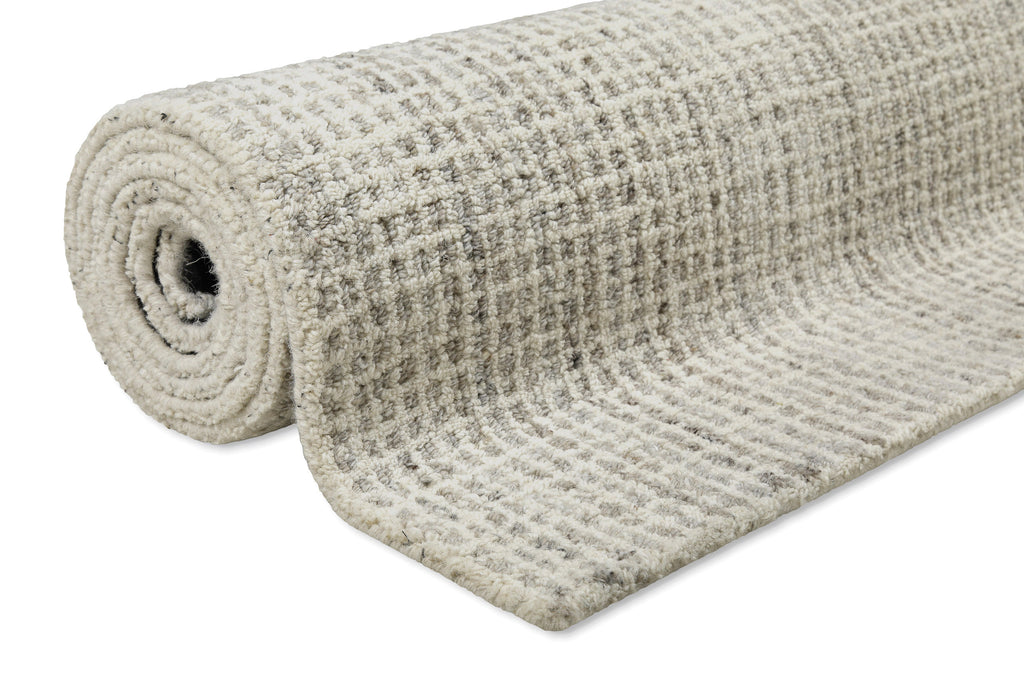 Kurzflor Teppich Greige meliert "Hamptons FOURTEEN" WECONhome
