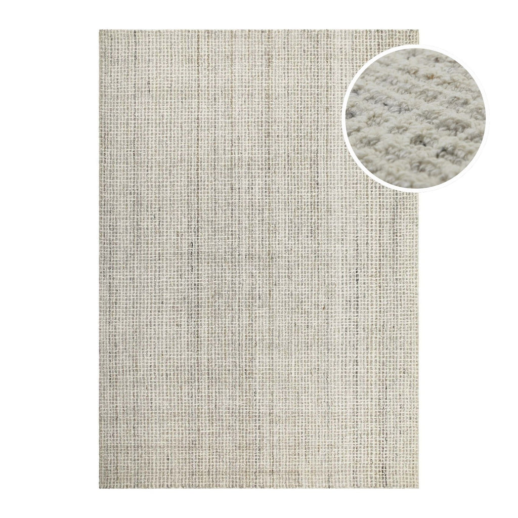 Kurzflor Teppich Greige meliert "Hamptons FOURTEEN" WECONhome