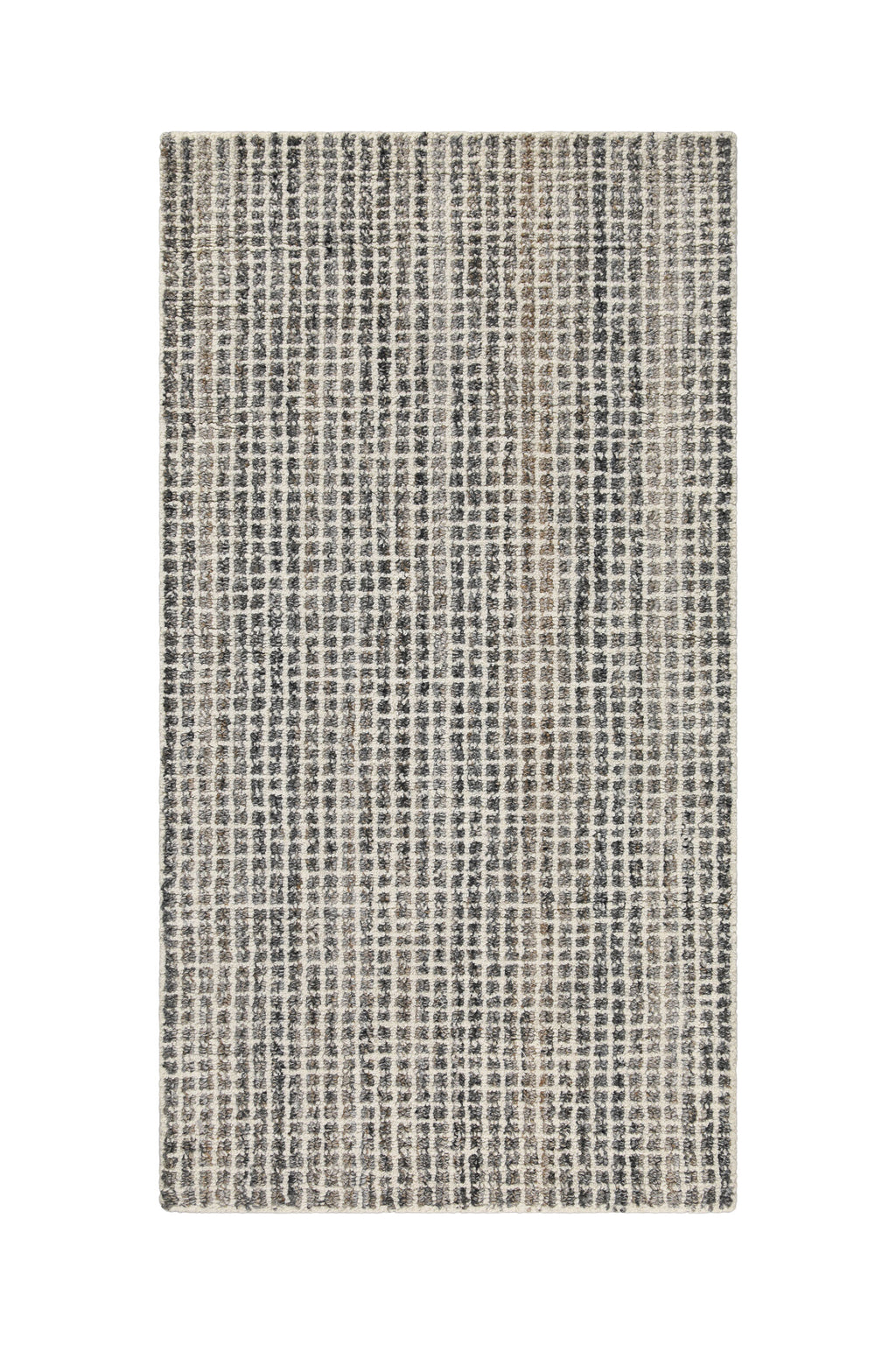 Kurzflor Teppich Grau Braun meliert "Hamptons FOURTEEN" WECONhome