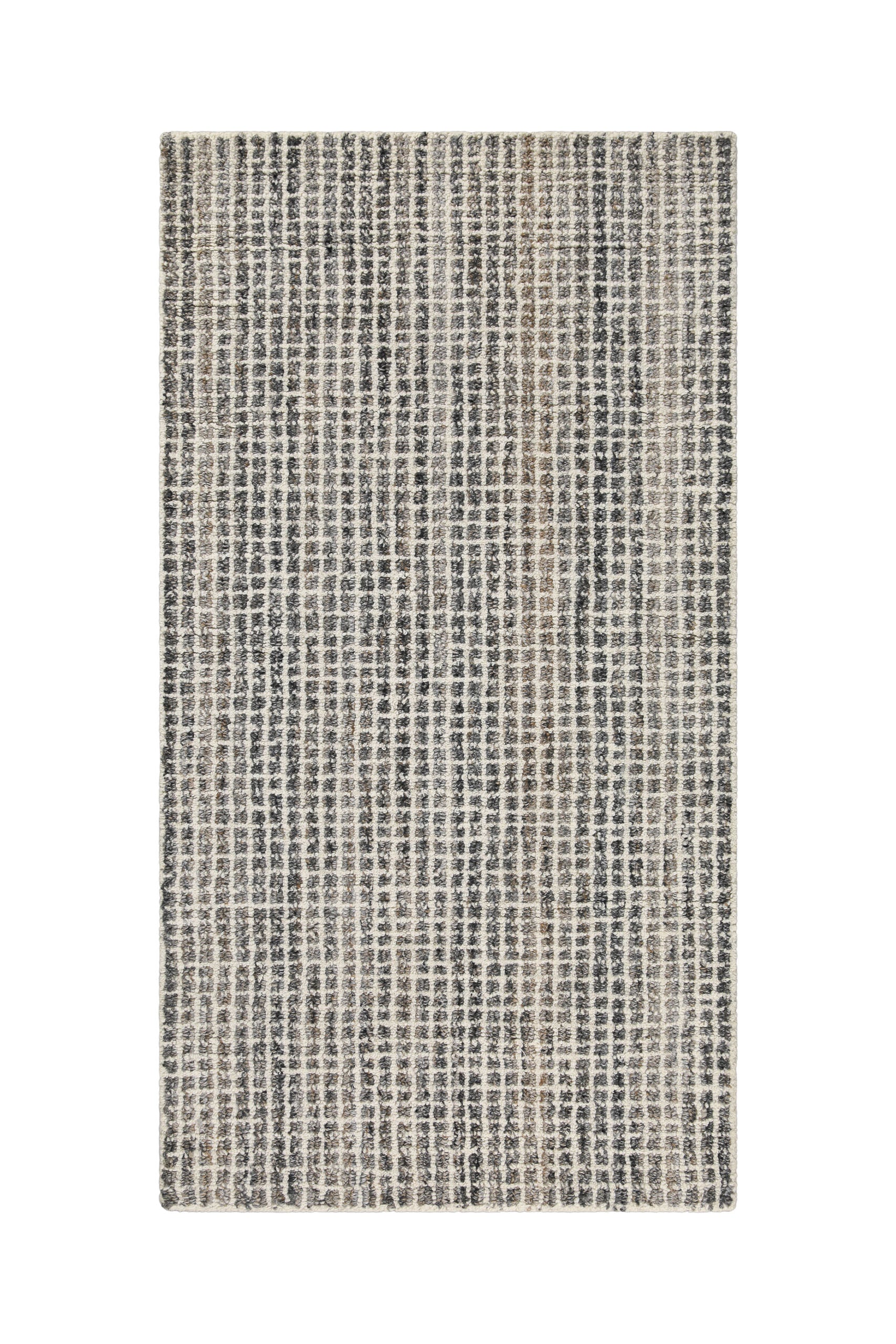 Kurzflor Teppich Grau Braun meliert "Hamptons FOURTEEN" WECONhome