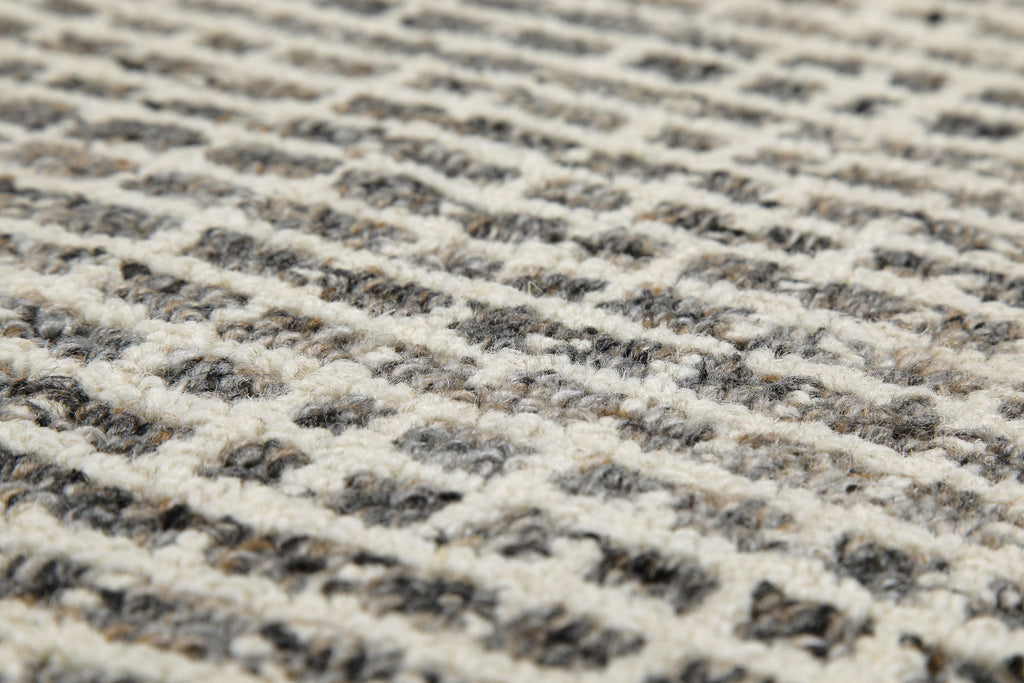 Kurzflor Teppich Grau Braun meliert "Hamptons FOURTEEN" WECONhome