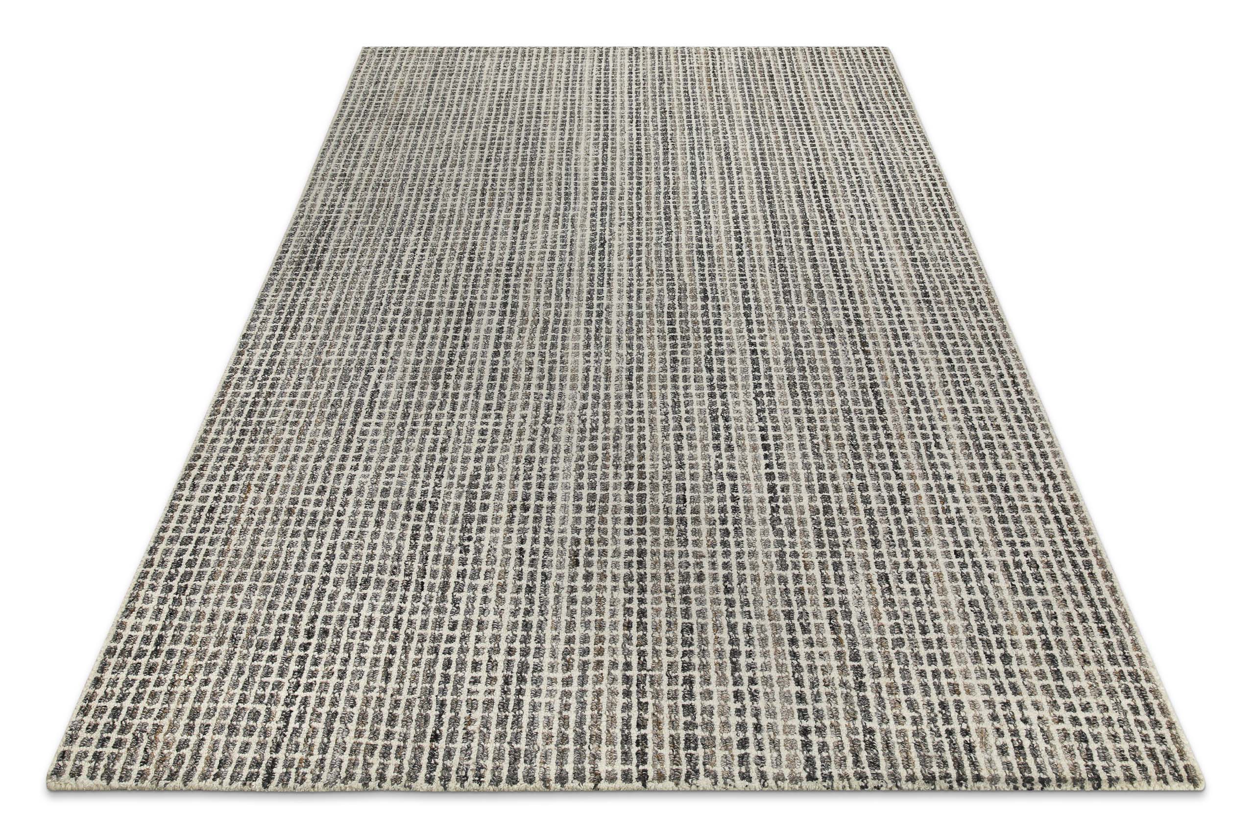 Kurzflor Teppich Grau Braun meliert "Hamptons FOURTEEN" WECONhome