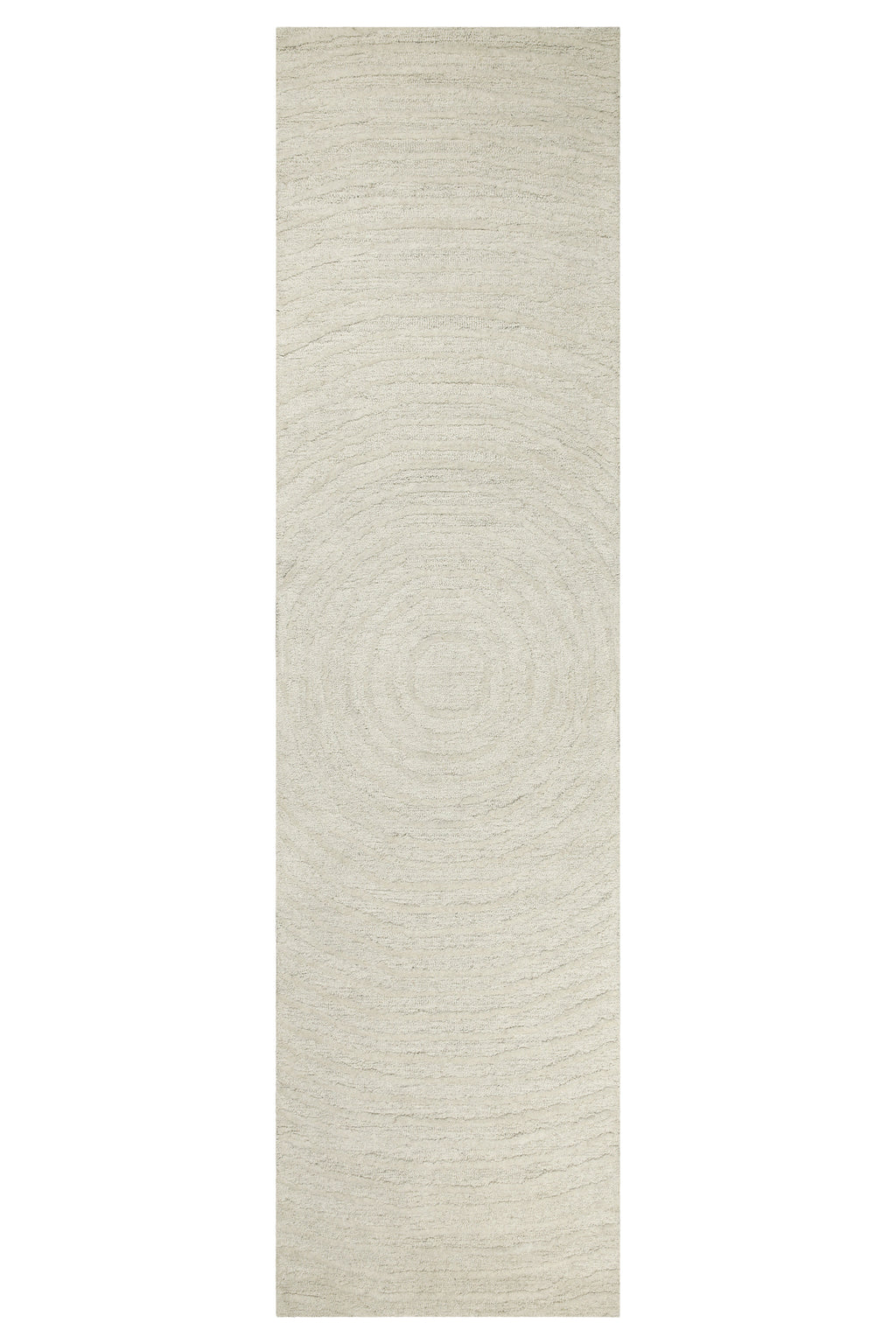 Kurzflor Teppich Creme Weiß aus Schurwolle "Hamptons NINETEEN" WECONhome