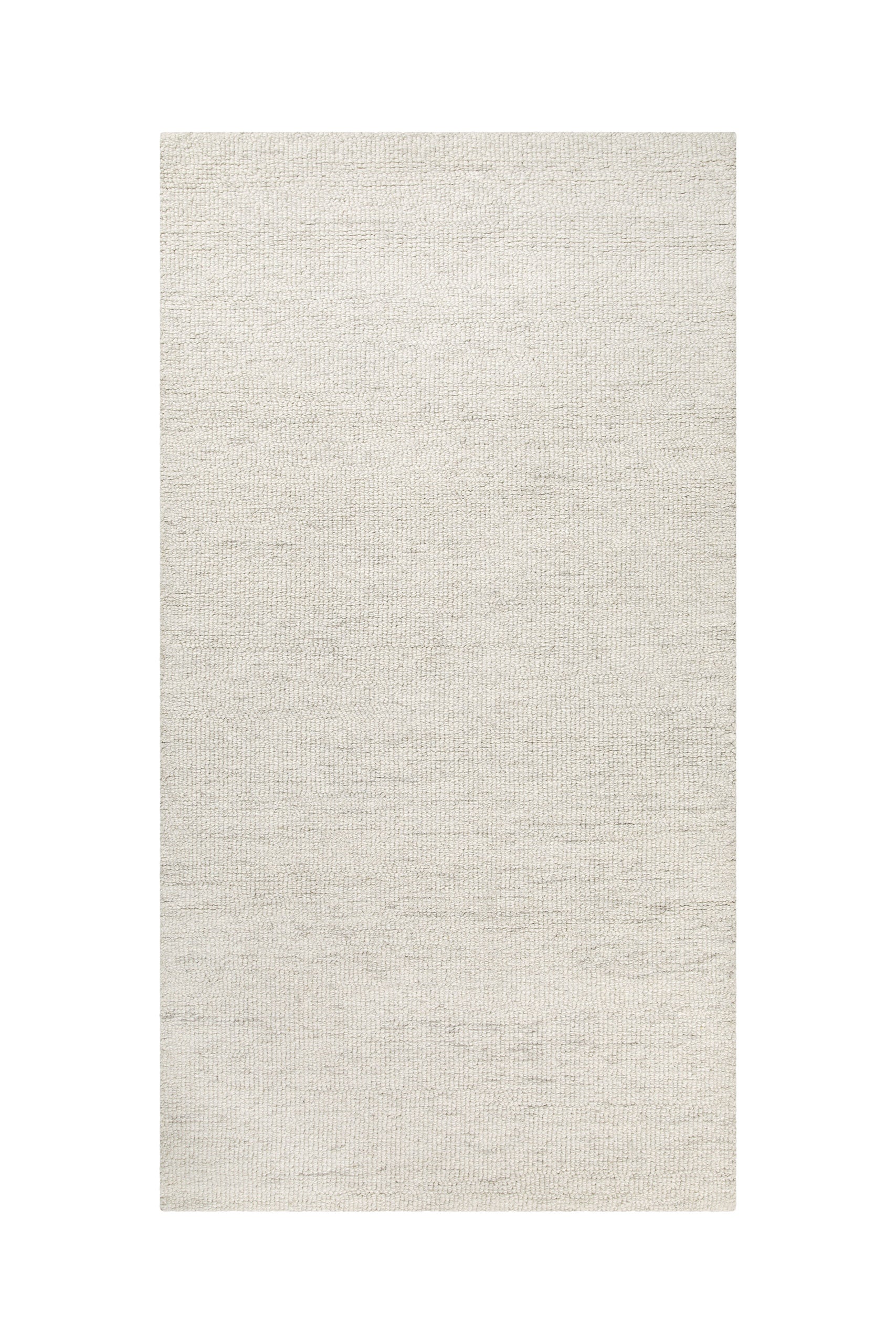 Kurzflor Teppich Elfenbein meliert aus Schurwolle "Hamptons SIXTEEN" WECONhome