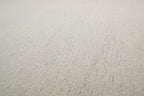 Kurzflor Teppich Rund Elfenbein meliert aus Schurwolle "Hamptons SIXTEEN" WECONhome