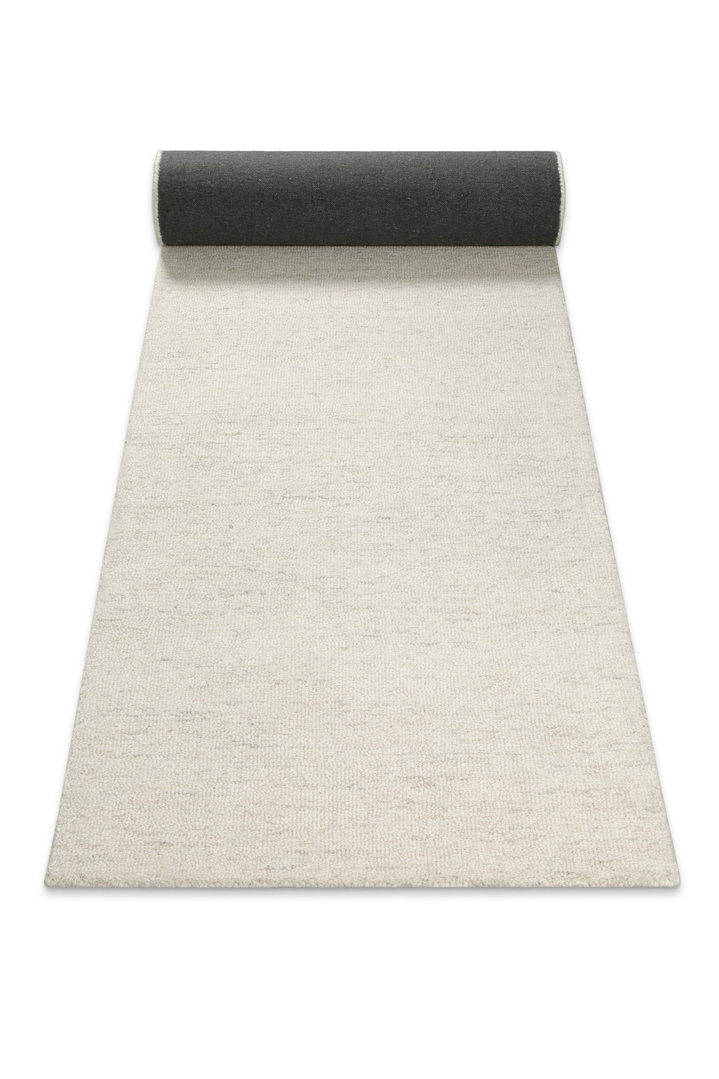 Kurzflor Teppich Elfenbein meliert aus Schurwolle "Hamptons SIXTEEN" WECONhome