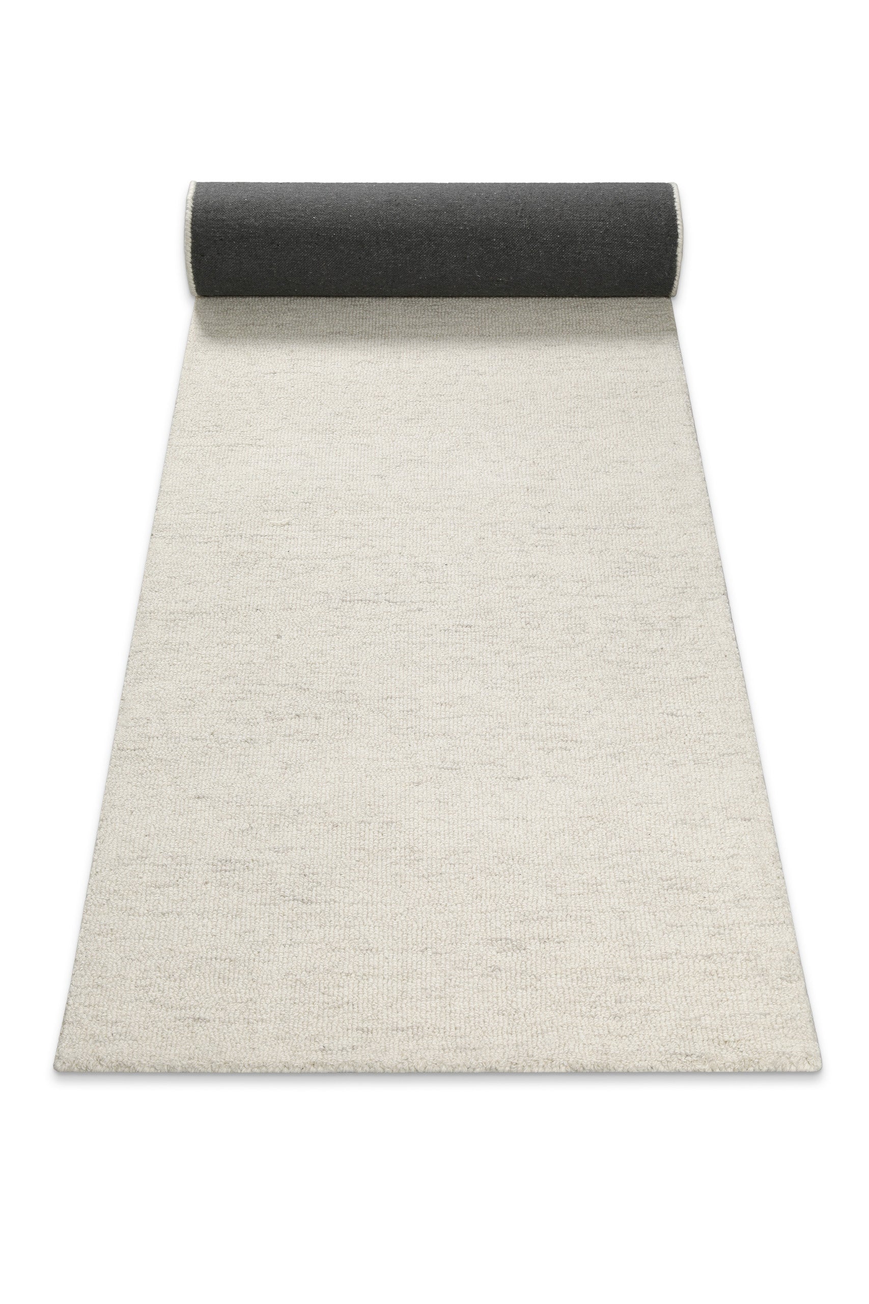 Kurzflor Teppich Elfenbein meliert aus Schurwolle "Hamptons SIXTEEN" WECONhome