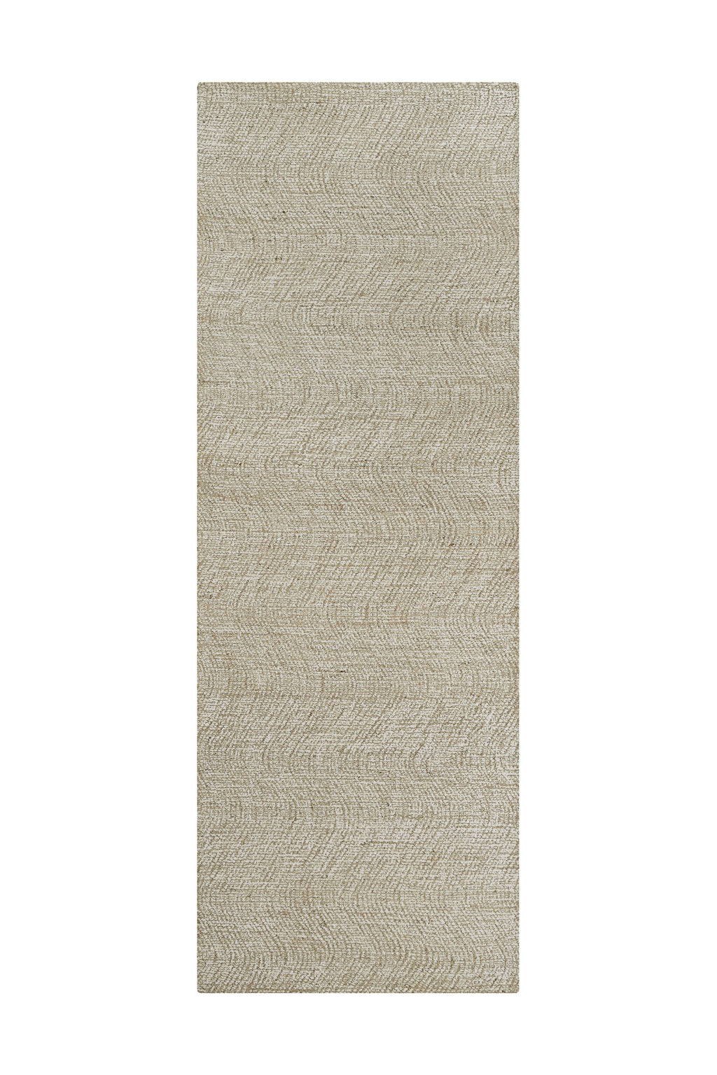 Kurzflor Teppich Sand Beige aus Schurwolle "Hamptons THIRTEEN" WECONhome