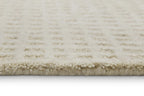 Kurzflor Teppich Rund Creme Weiß "Hamptons THIRTY" WECONhome