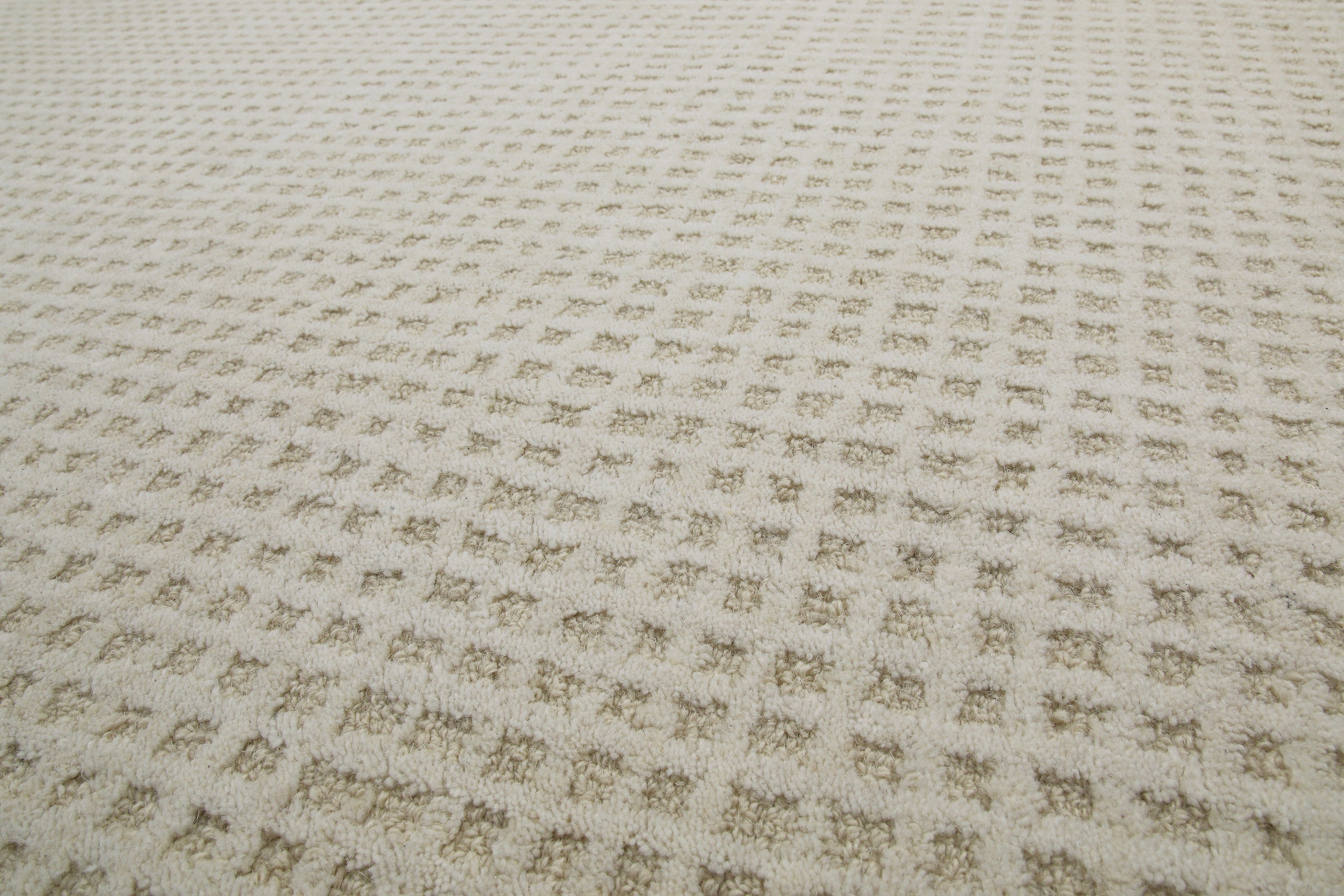 Kurzflor Teppich Rund Creme Weiß "Hamptons THIRTY" WECONhome