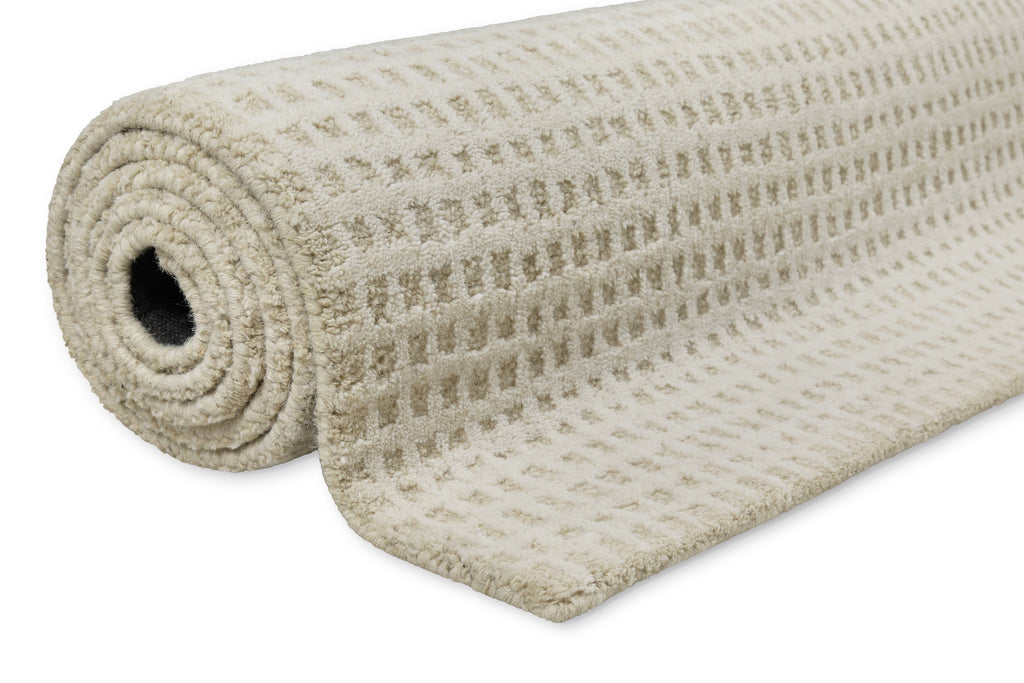 Kurzflor Teppich Creme Weiß "Hamptons THIRTY" WECONhome