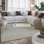 Kurzflor Teppich Creme Weiß "Hamptons THIRTY" WECONhome