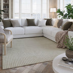 Kurzflor Teppich Creme Weiß "Hamptons THIRTY" WECONhome