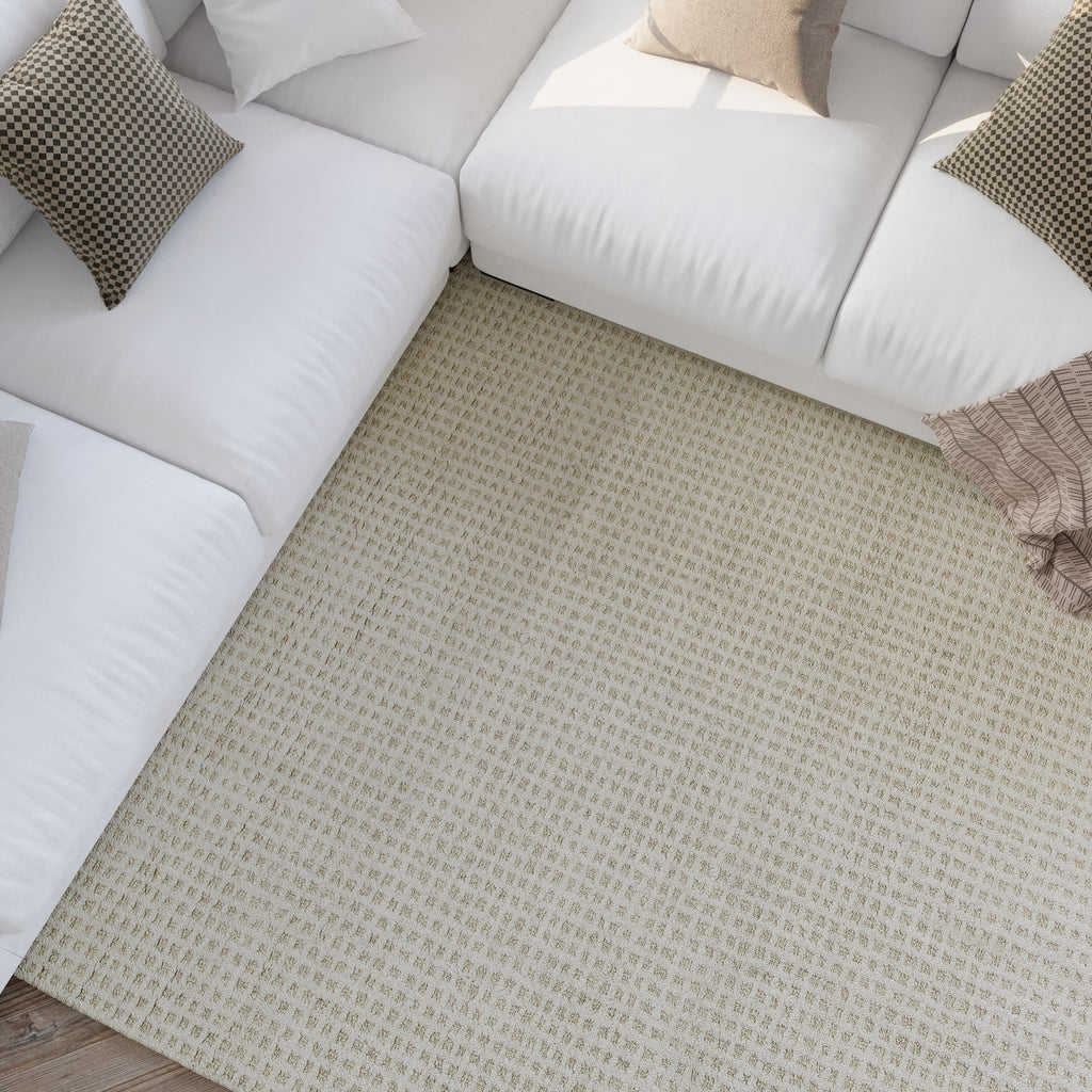 Kurzflor Teppich Creme Weiß "Hamptons THIRTY" WECONhome