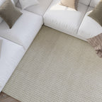 Kurzflor Teppich Creme Weiß "Hamptons THIRTY" WECONhome