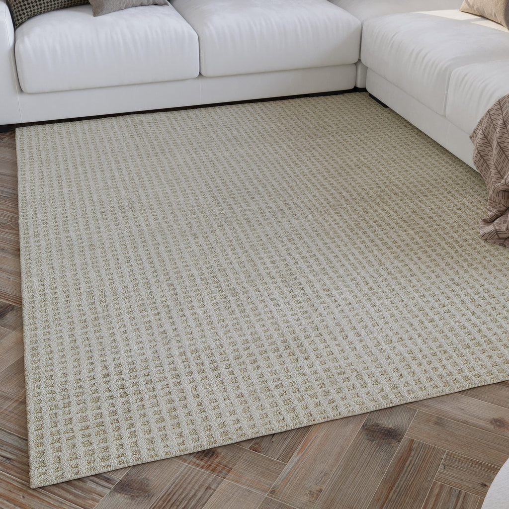 Kurzflor Teppich Creme Weiß "Hamptons THIRTY" WECONhome