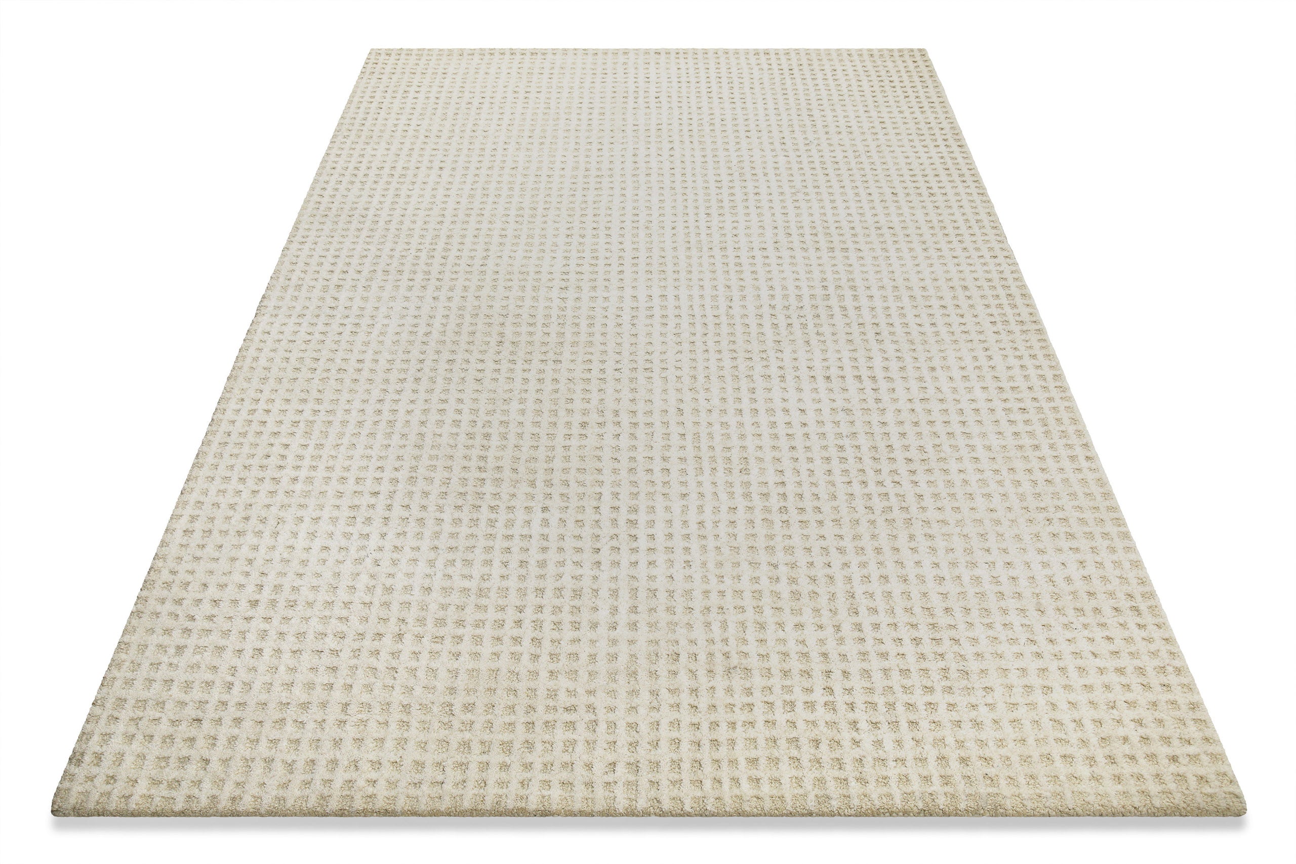 Kurzflor Teppich Creme Weiß "Hamptons THIRTY" WECONhome