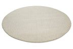 Kurzflor Teppich Rund Creme Weiß "Hamptons THIRTY" WECONhome