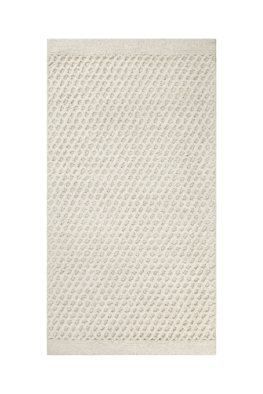 Kurzflor Teppich Creme Weiß aus Schurwolle "Hamptons THIRTYEIGHT" WECONhome