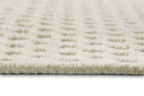 Kurzflor Teppich Creme Weiß aus Schurwolle "Hamptons THIRTYEIGHT" WECONhome