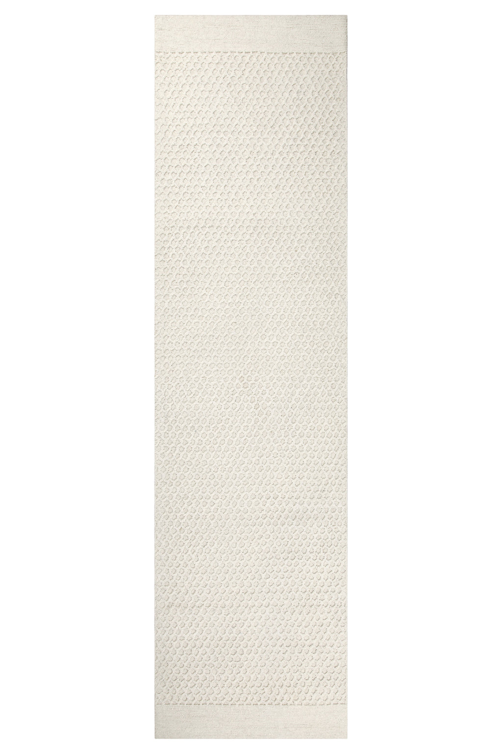 Kurzflor Teppich Creme Weiß aus Schurwolle "Hamptons THIRTYEIGHT" WECONhome
