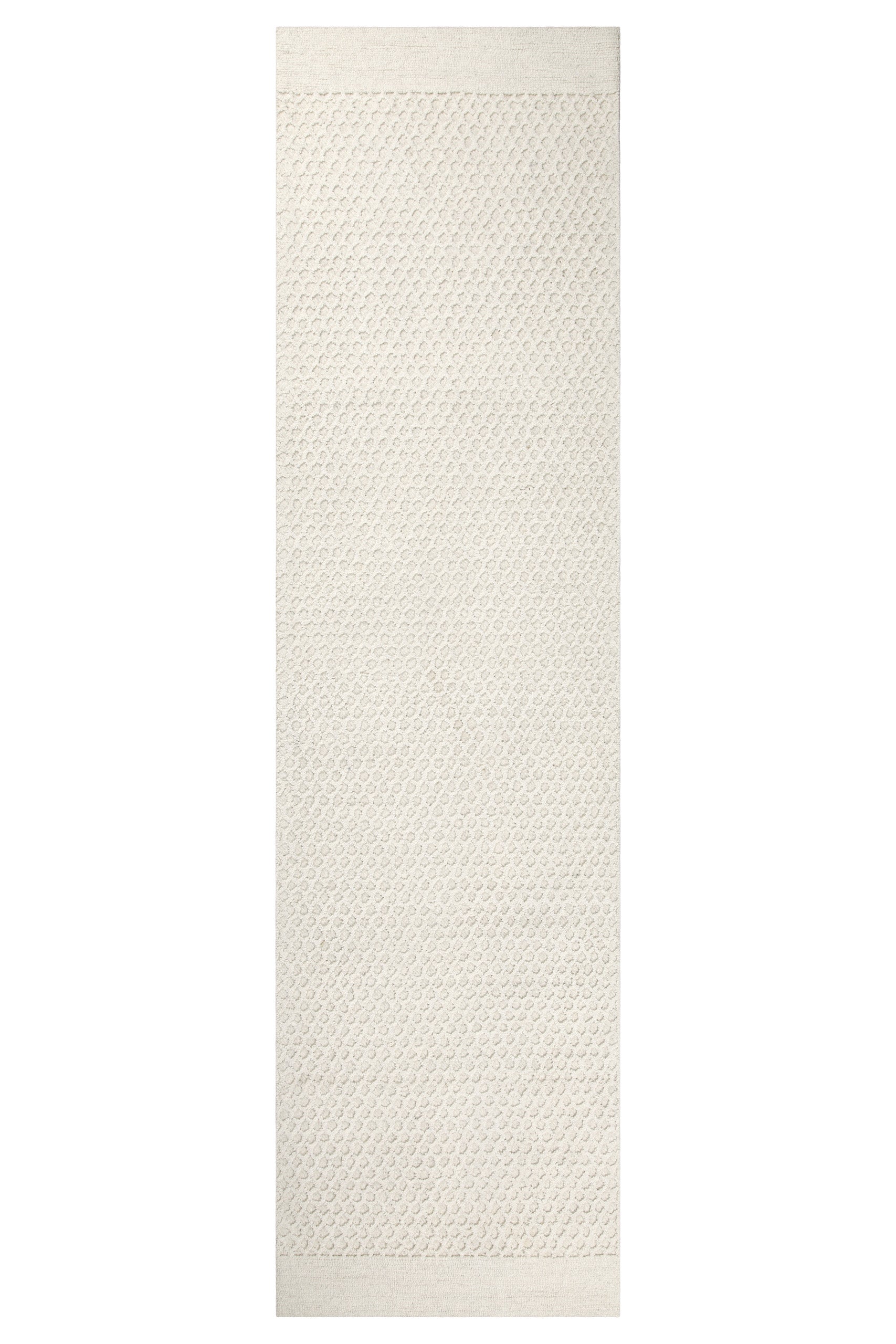 Kurzflor Teppich Creme Weiß aus Schurwolle "Hamptons THIRTYEIGHT" WECONhome