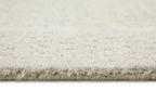 Kurzflor Teppich Creme Weiß aus Schurwolle "Hamptons THIRTYFIVE" WECONhome