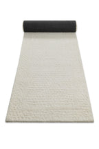 Kurzflor Teppich Creme Weiß aus Schurwolle "Hamptons THIRTYFIVE" WECONhome