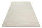 Kurzflor Teppich Creme Weiß meliert aus Schurwolle "Hamptons THIRTYFOUR" WECONhome