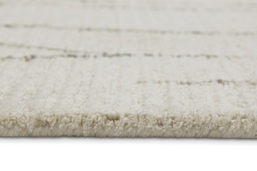Kurzflor Teppich Rund Creme Weiß "Hamptons THIRTYNINE" WECONhome