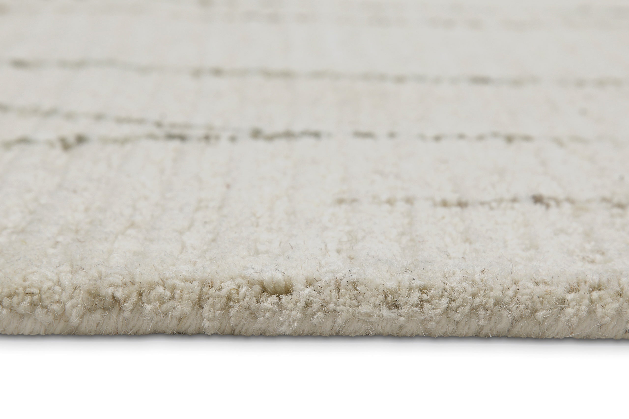 Kurzflor Teppich Rund Creme Weiß "Hamptons THIRTYNINE" WECONhome