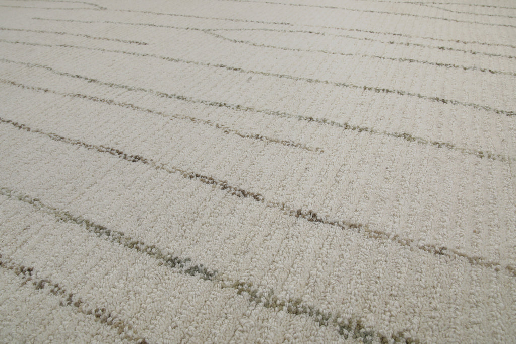 Kurzflor Teppich Rund Creme Weiß "Hamptons THIRTYNINE" WECONhome