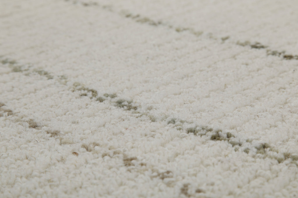 Kurzflor Teppich Rund Creme Weiß "Hamptons THIRTYNINE" WECONhome