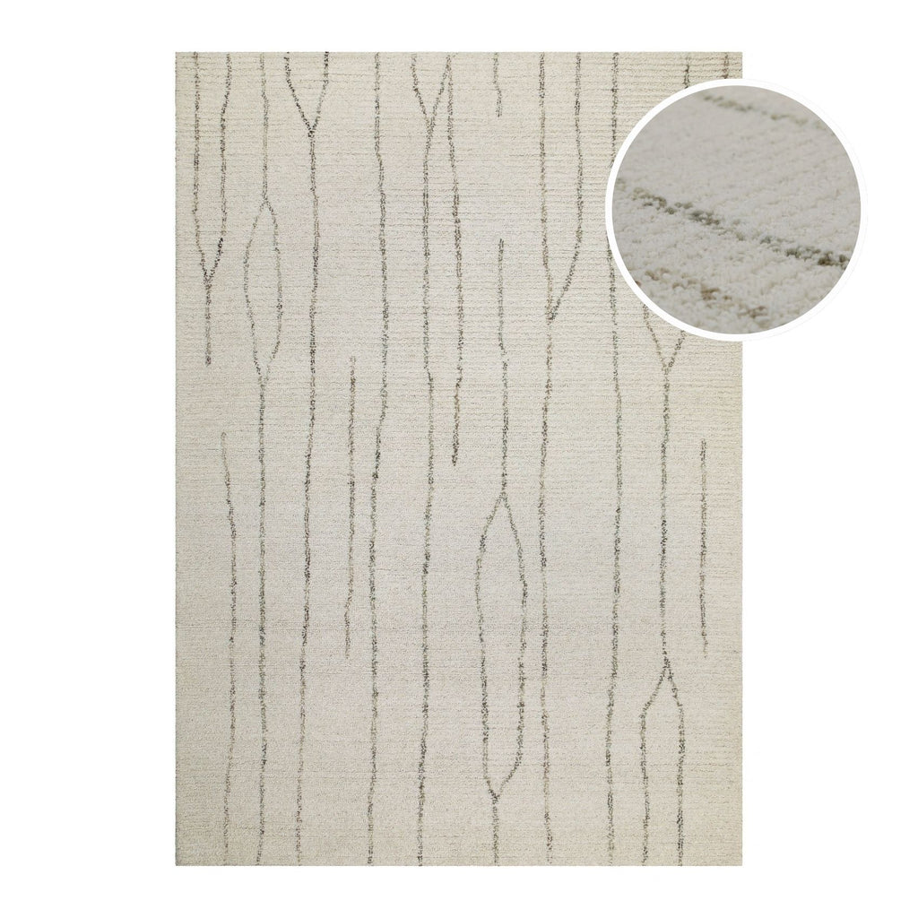 Kurzflor Teppich Creme Weiß "Hamptons THIRTYNINE" WECONhome