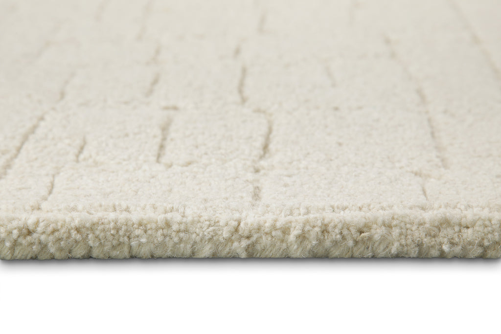 Kurzflor Teppich Creme Weiß "Hamptons THIRTYONE" WECONhome