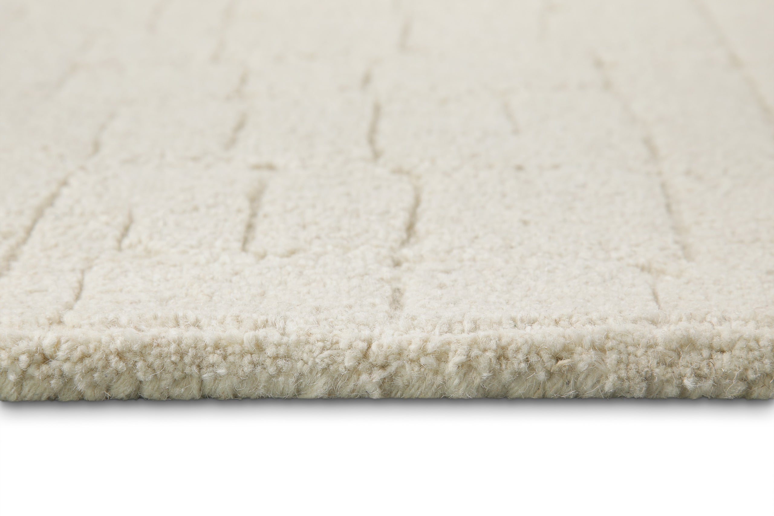 Kurzflor Teppich Creme Weiß "Hamptons THIRTYONE" WECONhome