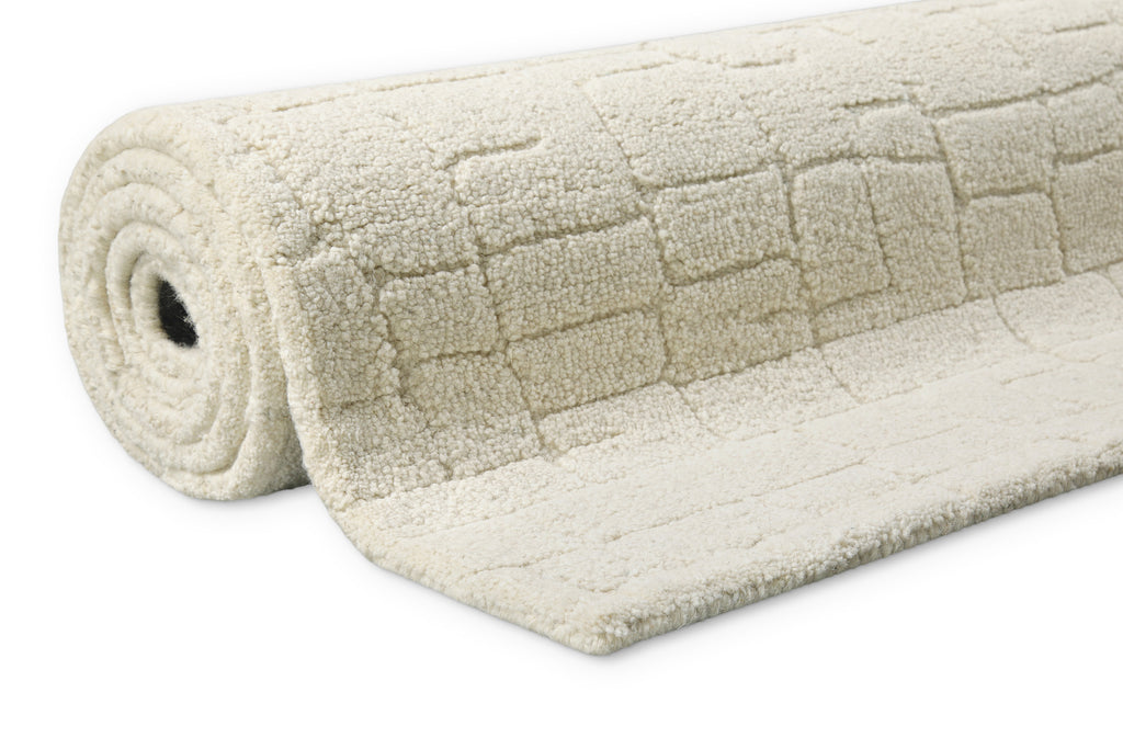 Kurzflor Teppich Creme Weiß "Hamptons THIRTYONE" WECONhome