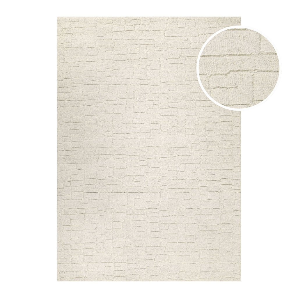 Kurzflor Teppich Creme Weiß "Hamptons THIRTYONE" WECONhome