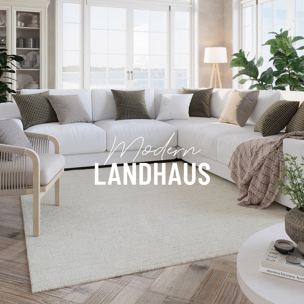 Kurzflor Teppich Creme Weiß "Hamptons THIRTYONE" WECONhome