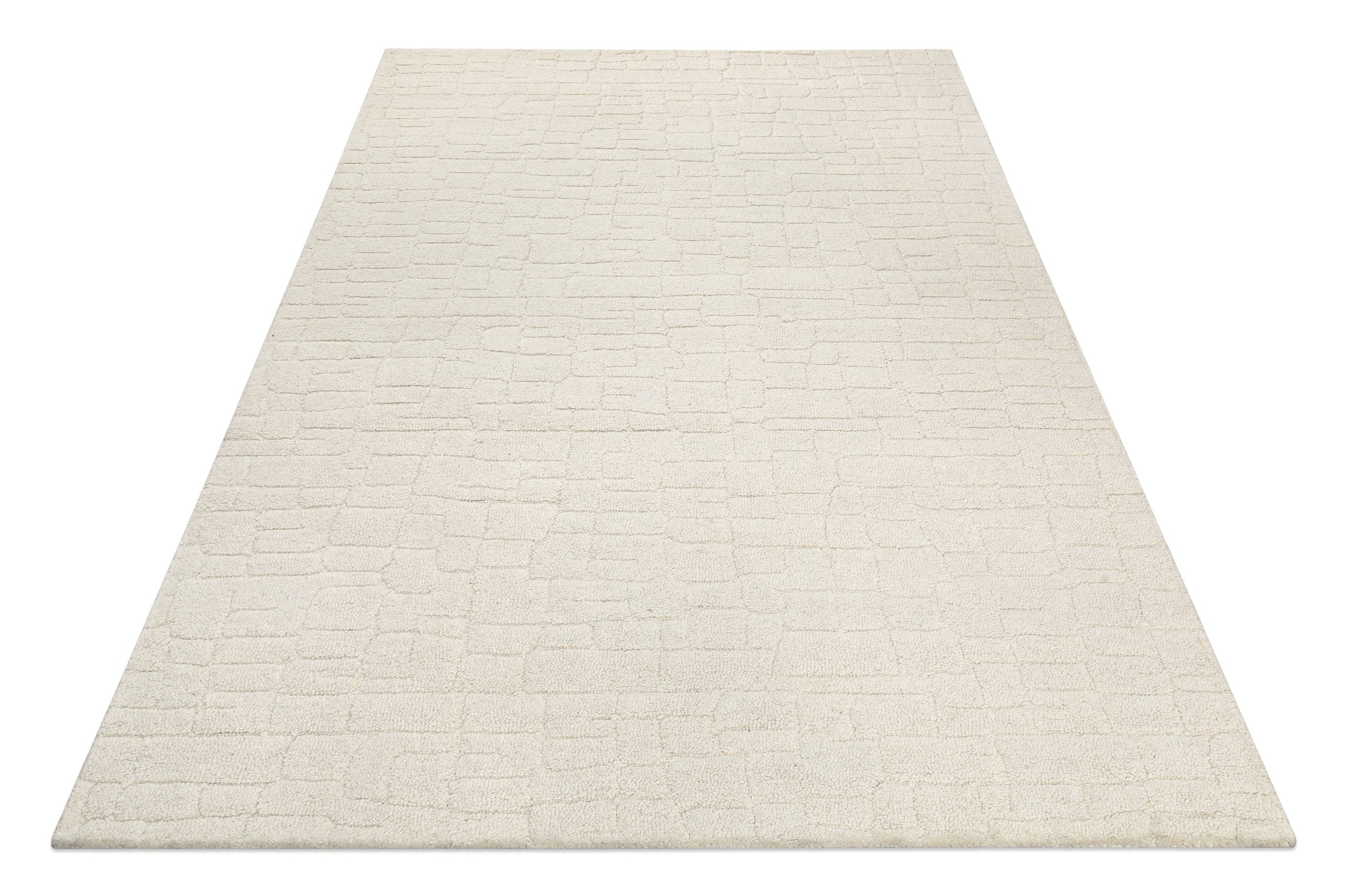 Kurzflor Teppich Creme Weiß "Hamptons THIRTYONE" WECONhome