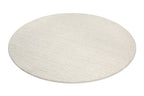 Kurzflor Teppich Rund Creme Weiß "Hamptons THIRTYONE" WECONhome