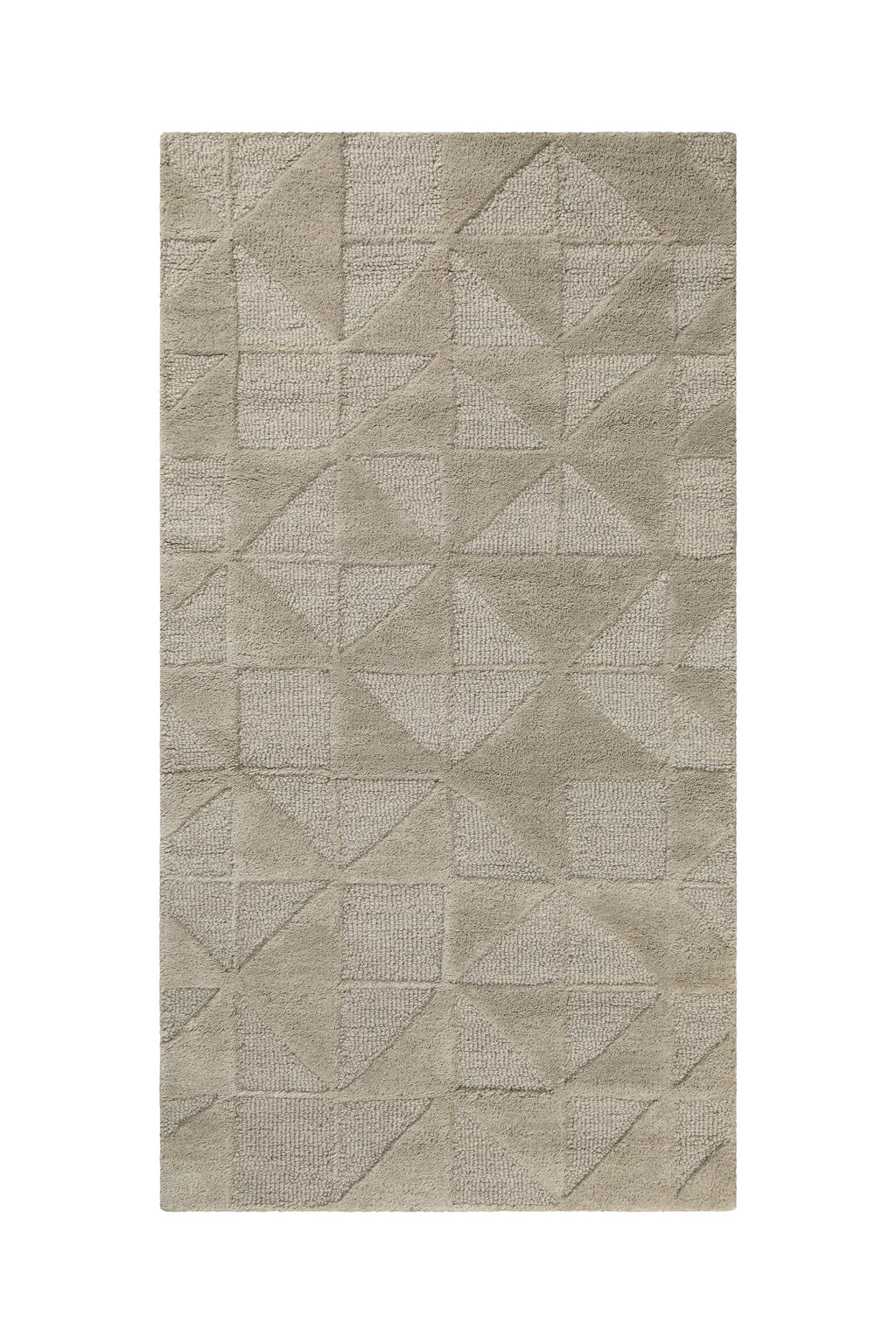 Kurzflor Teppich Sand Beige aus Schurwolle "Hamptons THIRTYSEVEN" WECONhome
