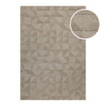 Kurzflor Teppich Sand Beige aus Schurwolle "Hamptons THIRTYSEVEN" WECONhome