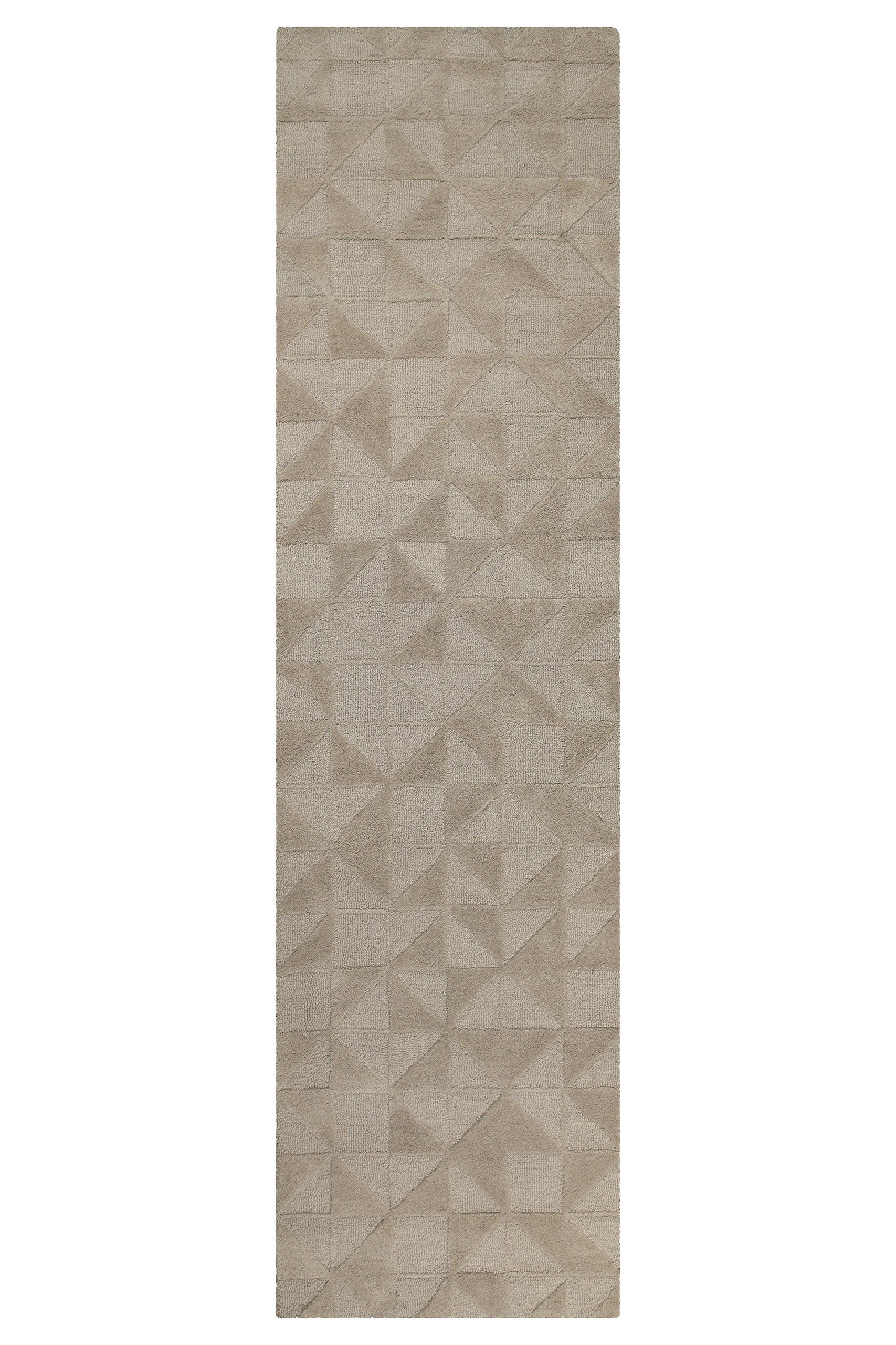 Kurzflor Teppich Sand Beige aus Schurwolle "Hamptons THIRTYSEVEN" WECONhome
