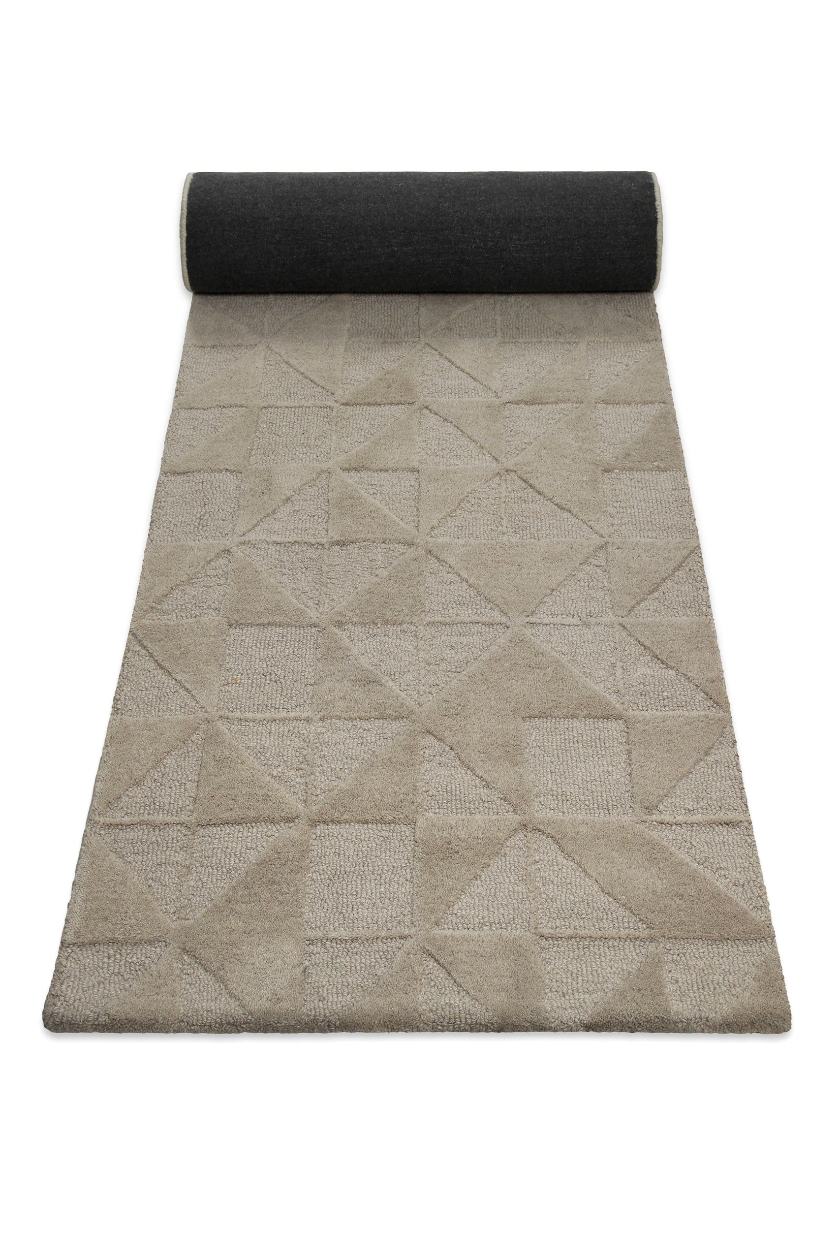 Kurzflor Teppich Sand Beige aus Schurwolle "Hamptons THIRTYSEVEN" WECONhome