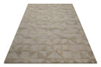 Kurzflor Teppich Sand Beige aus Schurwolle "Hamptons THIRTYSEVEN" WECONhome