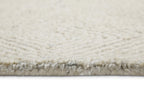 Kurzflor Teppich Rund Elfenbein "Hamptons THIRTYTHREE" WECONhome